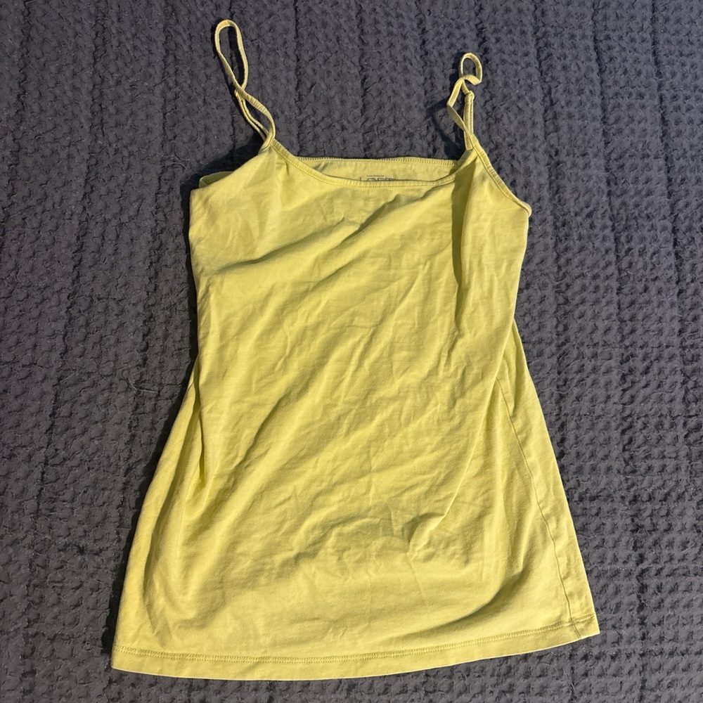 LOFT Lemon Camisole with Spaghetti Straps